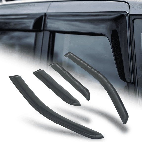 M-AUTO 4Pcs Smoke Window Visor Shade Vent Wind Rain Deflector Guard for 2001-2005 Pontiac Aztek