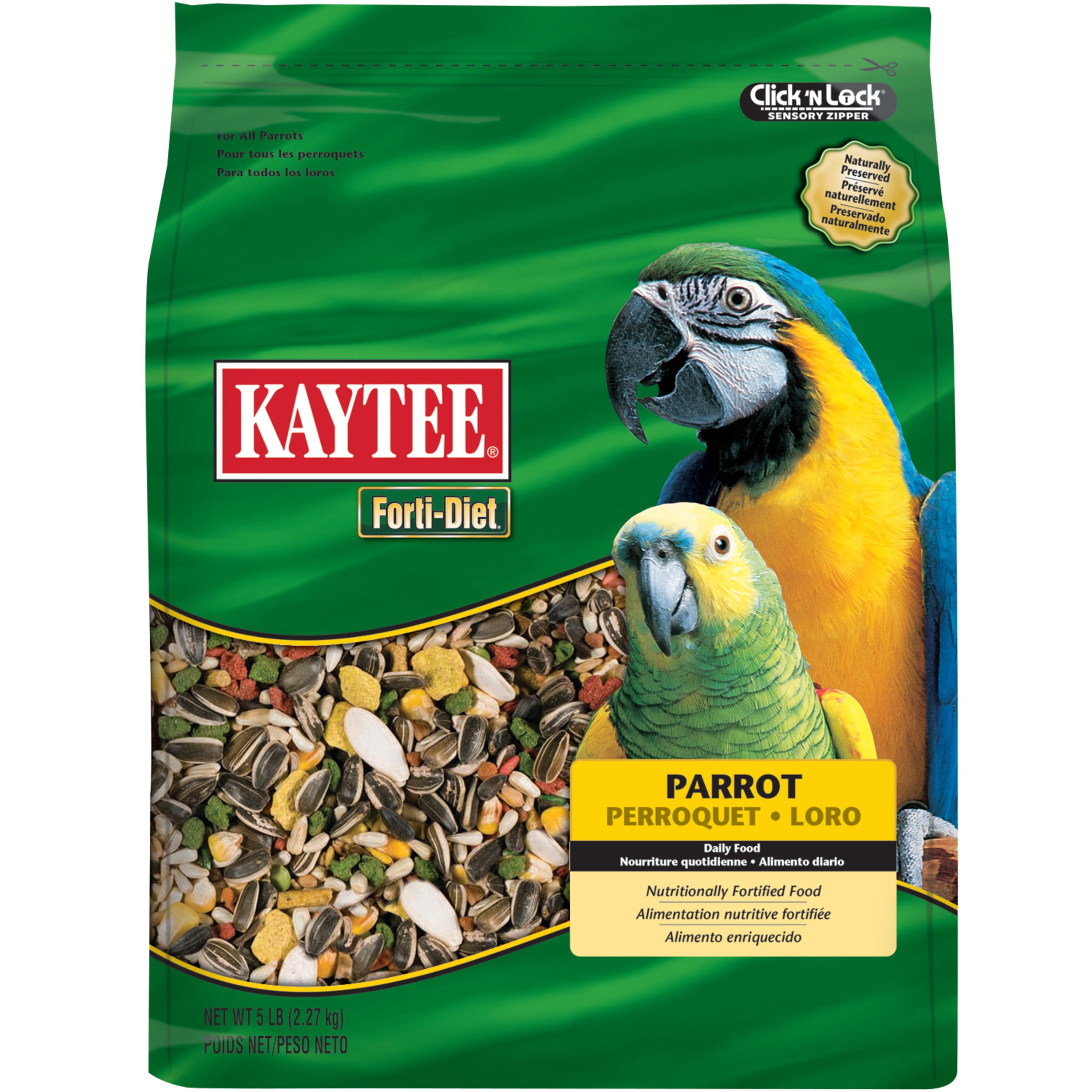 Kaytee Supreme Bird Food For Parakeets,5-Lb Bag 