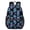 Butterfly Blue Purple Wing Pattern, variant on White Butterfly Yellow Purple Flower Pattern 17" Waterproof Oxford School Backpacks for Teens, S-Shape Padded Straps, for School, Travel, Hiking, Camping