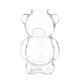 thumbnail image 1 of Taza de agua de 320 ml con forma de oso, taza de vidrio resistente al calor, vidrio de borosilicato alto, botella para café, té y zumo, 1 of 7