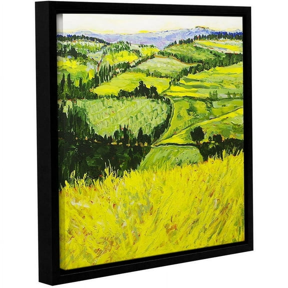 ArtWall Allan Friedlander "Crystal" Gallery-Wrapped Floater-Framed Canvas