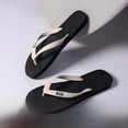 thumbnail image 1 of Summe Men's Flip Flops Lightweight Non-slip Wear-resistant Beach Outer Wear Flip Flops, 1 of 2