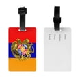 thumbnail image 2 of Armenian National Emblem Luggage Tag Name Id Card Suitcase Labels Identifiers Pvc Baggage Tags, 2 of 6