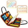 thumbnail image 4 of Felt Book Busy Board For Toddler , Montessori Sensory Board Toys, 4 of 5