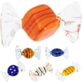 thumbnail image 1 of Miangastore 6pcs Tabletop Candy Decor Hotel Candy Decor Glass Craft Creative Ornament Random Style, 1 of 9
