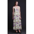 thumbnail image 2 of Bimba Robe Longue Maxi Bohème à Bretelles Sans Manches Imprimée Florale pour Femme - Grand, 2 of 5