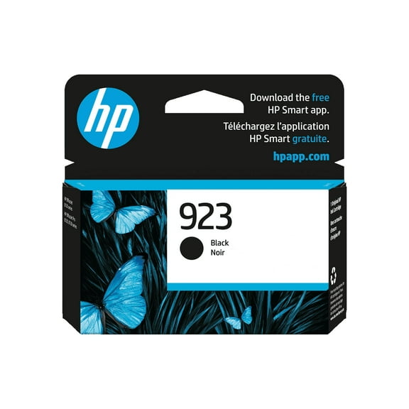 HP 923 Black Original Ink Cartridge, ~500 pages, 4K0T3LN