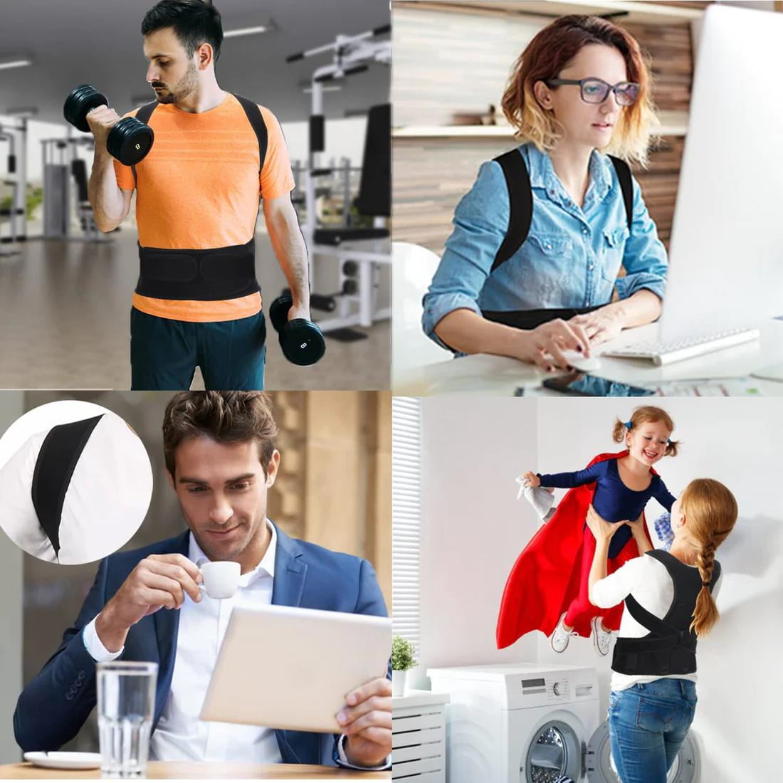 Unisex Posture Corrector – Strong Back & Shoulder Support Brace for Better Posture