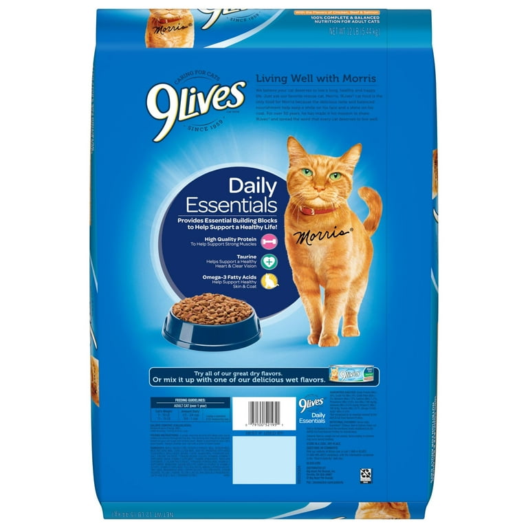 9 Lives Daily Essentials Dry Cat Food, 13.2 Lbs.