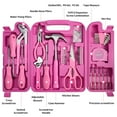 thumbnail image 2 of 136-Piece Pink Tool Set for Women, Household Small Tool Set, Toolbox Storage for Home Repairs, Portable Hand Tool Kit for College, Dorm, 2 of 9