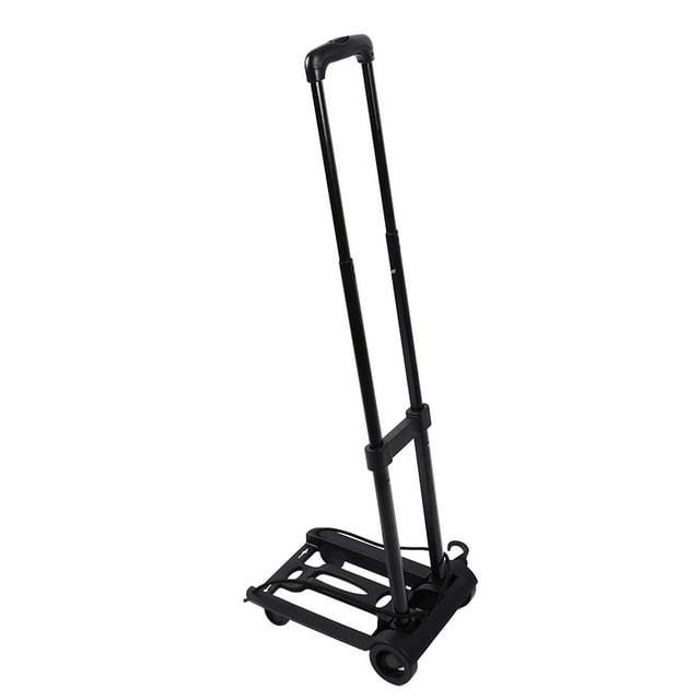 Carro De Plataforma Plegable, Carro De Mano Para Equipaje De Alta Resistencia, Barra De Amarre Retráctil De Gran Capacidad Para Compras