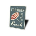 thumbnail image 4 of Beach Umbrella Novelty Decor, Metal Wall Sign - 10x14 Inches, 4 of 4