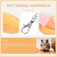 thumbnail image 4 of Milisten 1 Pc Hamster Accessory Lint Yellow Simple Design Swing Bed, 4 of 7