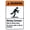 Warning Sign 3, variant on Moving Gate Sign (Can Cause Serious Injury or Death) - 8"x12" Gate Security Metal Decor for Business Home Garage Street Wall Safety