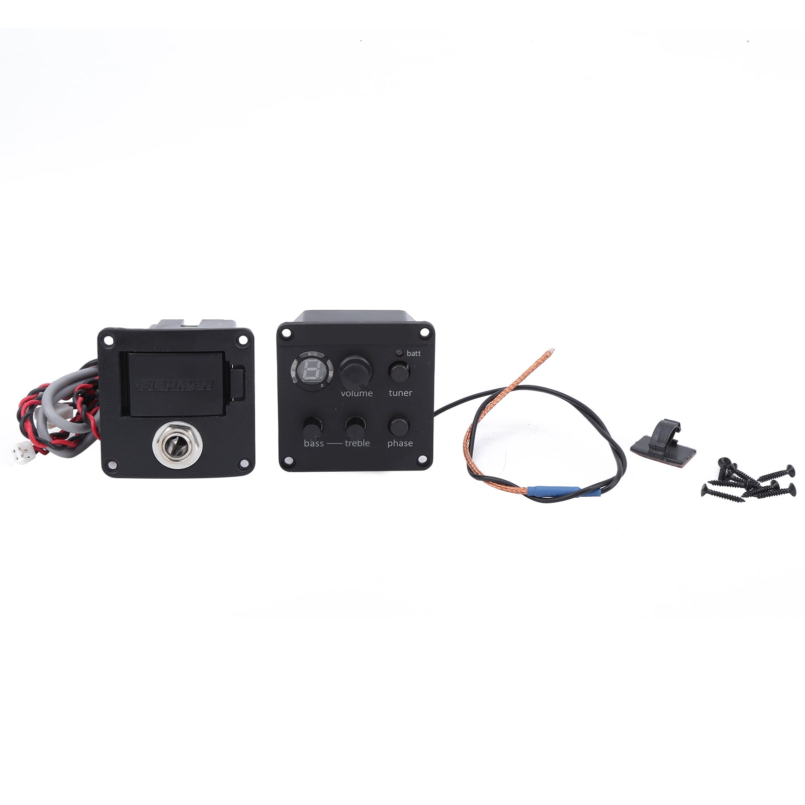 Onboard Guitar Preamp with EQ, Solder,Free Sonicore Pickup Compatible, 7,Segment LED Tuner