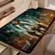 thumbnail image 1 of Pacific Rim alfombrilla de escritorio/mesa extra-grande con base antideslizante de cuero y diseño temático; versátil para escritorios de ordenador, mesas de comedor, etc.40*80cm, 1 of 6