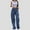 Blue, variant on Idoravan Straight Jeans for Women Clearance Women's Trendy Denim Trousers Women's Trendy Design High Waist Large Pockets Loose Straight Blue XS