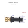 thumbnail image 4 of Durable Nylon & Brass Karcher K2-K7 Pressure Washer Adapter - 1/4" Quick Connect Conversion Fitting for Fan Nozzle, Compact 9*3*3CM Design, Easy Installation for Home/Pro Use, Multi-Color Options,, 4 of 5