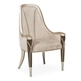 thumbnail image 3 of Michael Amini Villa Cherie Velvet Dining Arm Chair in Hazelnut Brown, 3 of 14