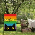 thumbnail image 4 of Welcome LGBTQ Pride Parade Rainbow Cat Garden Flag Double Sided, LGBTQ Community Gay Lesbian Transgender Bisexual Yard Outdoor Decoration 12 x 18 Inch, 4 of 6