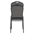 thumbnail image 5 of National Public Seating 9300 Series Deluxe Upholstered Banquet Chairs, Natural Graystone/Black, Pack Of 2 Chairs, 5 of 7
