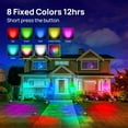 thumbnail image 2 of Focos solares Consciot, 22 LED, IP67, impermeables, paquete de 2, 2 of 9
