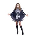 thumbnail image 1 of Poncho os blanc d'Halloween pour femmes, taille unique, tout pour célébrer, 1 of 4