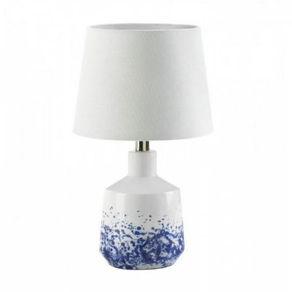 Gallery Of Light Lampe de Table d'Éclaboussure 10018919&44; Blanc & Bleu