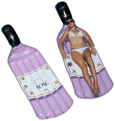 Swimline Bottle of Rose Swimming Pool Float by Swimline
