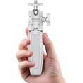 thumbnail image 4 of IBAOLE Extension Pole Tripod, Mini Selfie Stick Tripod Stand Handle Grip for iPhone 11 Pro Max Samsung OnePlus Google Smartphone Canon G7X Mark III Sony RX100 VII A6400 Cameras Vlogging (White) White, 4 of 8