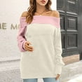 thumbnail image 5 of Lindreshi Sweaters for Women Trendy Clearance Women Casual Comfortable Fashion Pullover Long Sleeve V-Neck Sweater, 5 of 8
