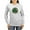 Ash Gray, variant on CafePress - Shamrock And Celtic Knots Long Sleeve T Shirt - Women's Long Sleeve Graphic Casual T-Shirt