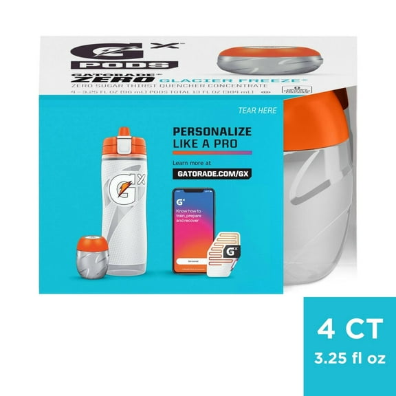 Gatorade 3.25oz Zero GX Glacier Pod Bottle - Freeze