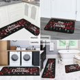 thumbnail image 6 of Christmas Kitchen Rug Sets 2 Piece Red Green Buffalo Plaid Kitchen Mats for Floor Non Skid Kitchen Floor Matfor Bath Cooking (47x17+30x17 Inches), 6 of 7