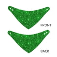thumbnail image 3 of Sikiie Green Glitter Dog Bandanas-Dog Scarf Bib Kerchief Breed for Dogs and Small for Pets Gift-Small, 3 of 5