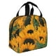 thumbnail image 2 of Disketp Sunflowers 7 for Insulated Lunch Bag for Women and Men, Perfect for Work, Hiking, Picnic, 2 of 8