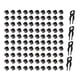 thumbnail image 1 of Kit de Bloqueo de Puerto RJ45 con Llave: Bloqueador de Seguridad de Puerto Ethernet, Protector de Tapa Antipolvo para Puertos de Enrutador y Computadora, 1 of 5