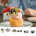 thumbnail image 2 of 12-Piece 2025 Glittering Diploma Cupcake Toppers - Personalized Graduation Cake Decorations for Celebration Parties with Academic Theme, 2 of 6