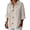 Khaki, variant on Relaxed Button Up Top For With Casual Breathable Everyday Wear Lightweight Comfort Womens Workout Shirts