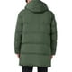 thumbnail image 3 of Chaqueta acolchada con capucha INSPIRE CHIC para hombre, abrigo de invierno de longitud media, con cremallera, acolchado y forrado, color verde oscuro, 3 of 6