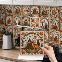 24 Sheets Tiles Decals 6x6inch Self Adhesive Waterproof Removable Wall Stickers Kitchen Bathroom Decor Peel and Stick