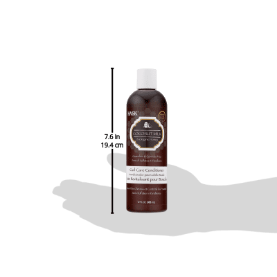 HASK Conditioner Sulfate Free Coconut Milk and Organic Honey, 12 fl oz