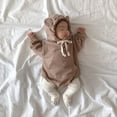thumbnail image 4 of Toddler / Baby Bodysuits Bear Ears Hooded Jumpsuit, 4 of 12