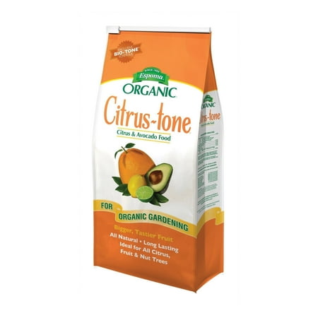 Espoma Organic Citrus-Tone 5-2-6 (citrus, nut, fruit, avocado, plant food, superior plant growth ), 8
