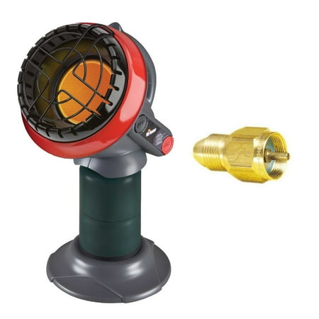 Propane Tank Top Heater - Mr. Heater Portable 3800 BTU Little Buddy Propane Heater (Heats 95 SQ.FT) with Tank Refill Adapter