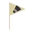 thumbnail image 1 of Badnton Sport Simple Geometry Pattern Toothpick Triangle Cupcake Toppers Flag, 1 of 3