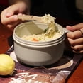 thumbnail image 2 of Juego de cuencos para ramen para microondas MUUBOOX, paquete de 2 con tapa, 850 ml, sin BPA, 2 of 6