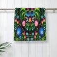 thumbnail image 5 of Pofeuu Roosters and Flowers Print Hand Towel 27.5" x 16" Soft Absorbent Towel for Bathroom SPA Gym Hotel, 5 of 6