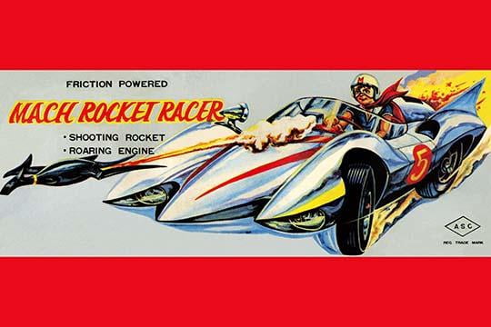 Rocket Racer Book Mach Rocket Racer-Fine Art Canvas Print (20