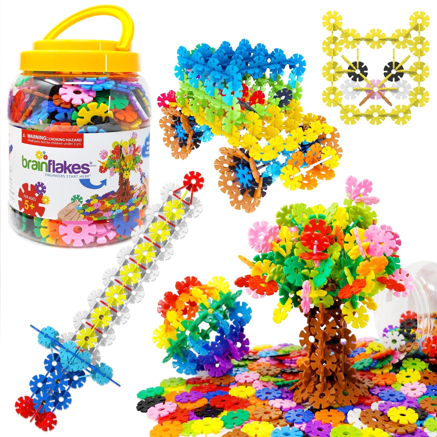 VIAHART Brain Flakes 500-Piece Disc Construction Set photo 1